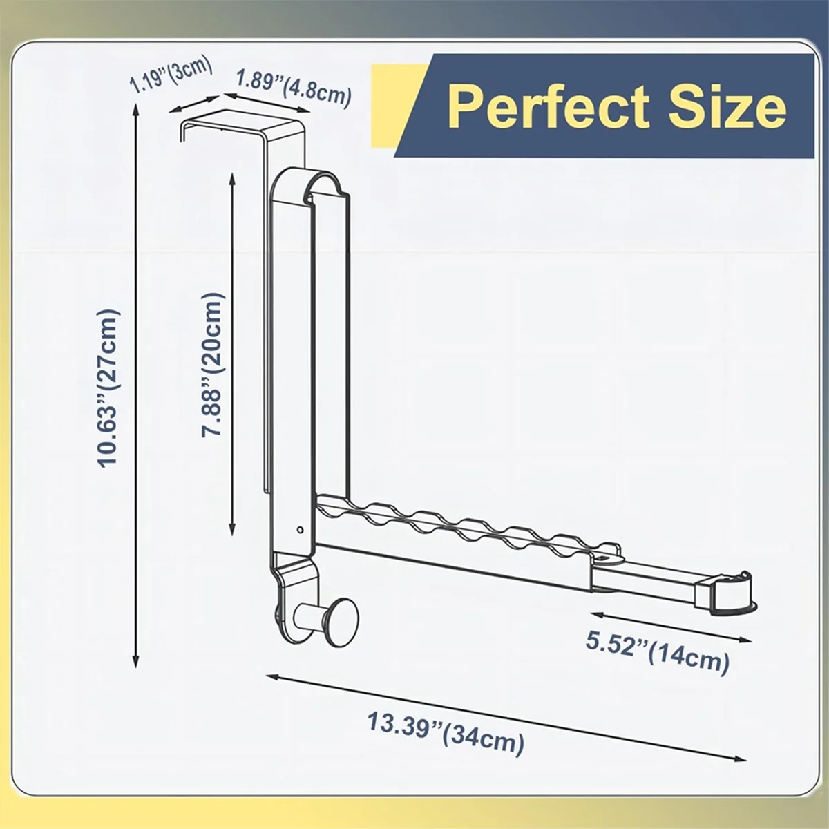 

2025+ вешалка над дверными крючками, 2 шт., регулируемая сушилка над дверью для стирки, складные вешалки для сушки над дверью для полотенец