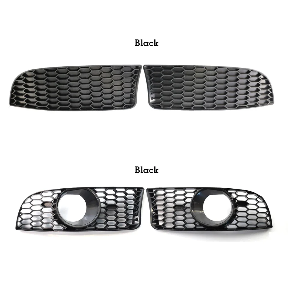 

For BMW E90 E92 E93 2009 2010 2011 1 Pair M3 Style Front Bumper Lower Honeycomb Fog Light Lamps Grille Grill Replacement