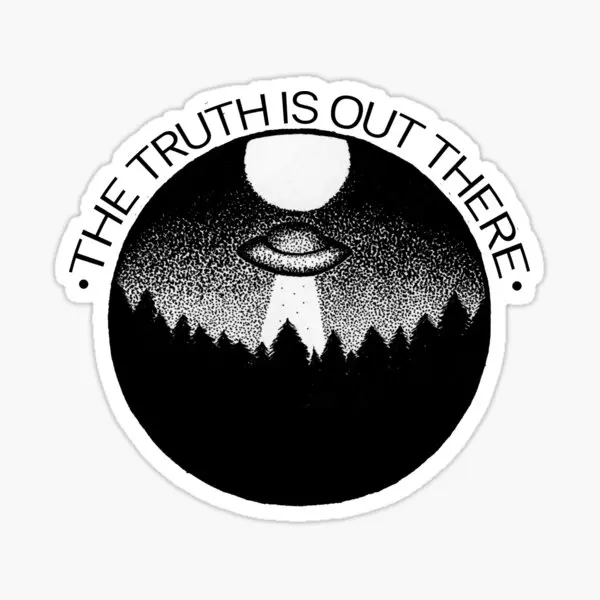 The Truth Is Out There  5PCS Stickers for Cute Room Car Home Art Stickers Water Bottles Window Kid Print Bumper Luggage Laptop