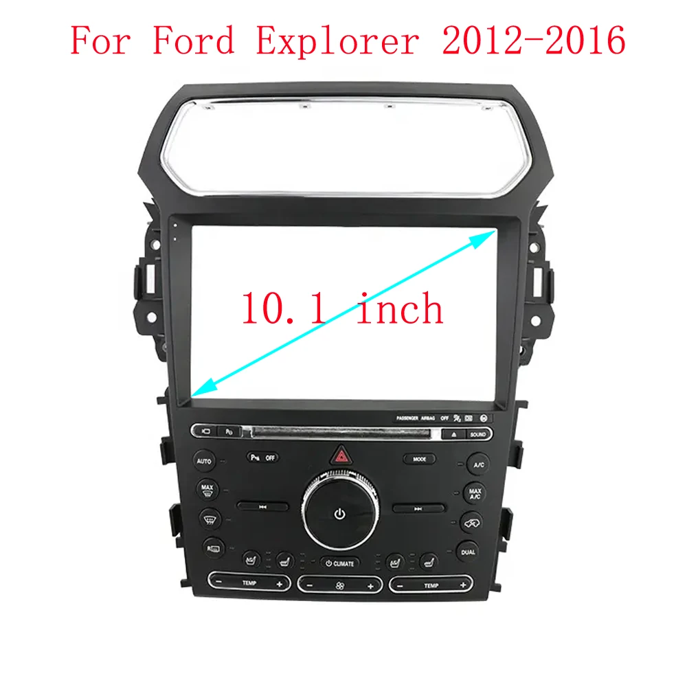 

WQLSK 10-дюймовая автомобильная dvd-панель для Ford Explorer 2012-2016, автомобильный комплект для установки стерео-панели, автомобильный радиоприемник, рамка, адаптер, крышка