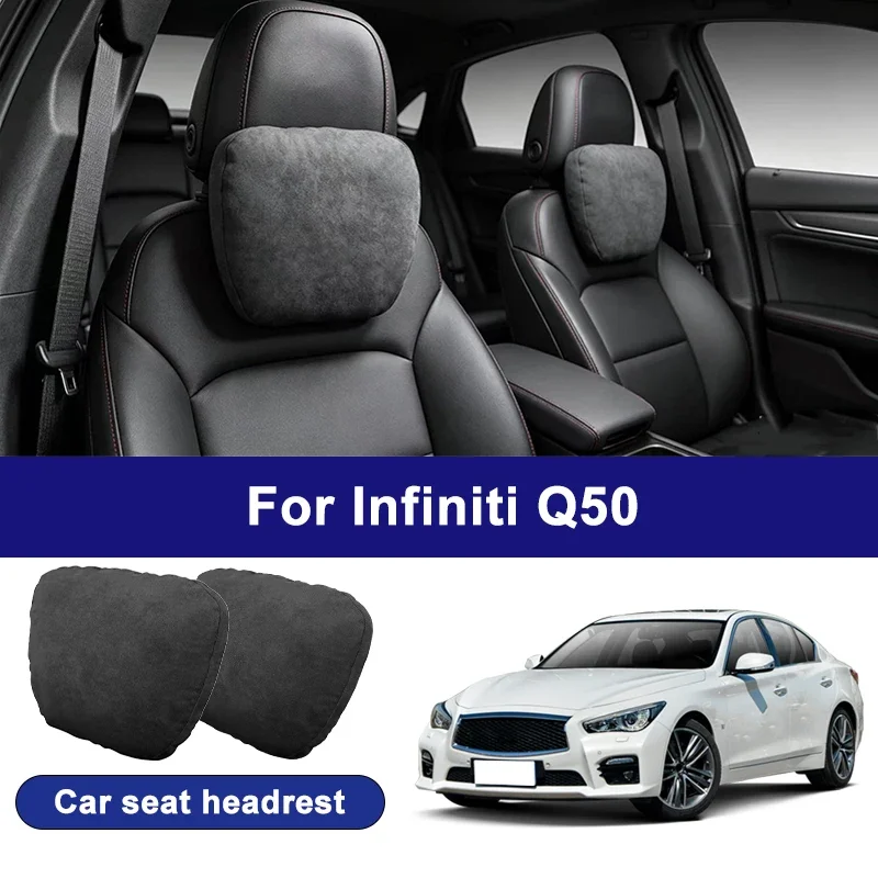 

For Infiniti Q50 car headrests,soft universal adjustable car seat pillows,car neck pillow cushions,car accessories