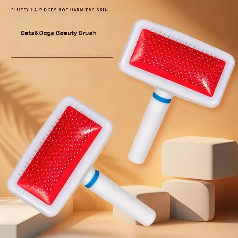 

Instock Hair removal expertMulti-purpose for Puppy Quick Cleaning Pet Hair Brush Cat Needle Comb Skin Massage Dog Grooming Tool