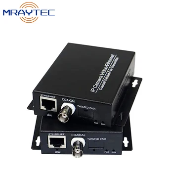 IP Ethernet via coax HD-netwerk Coaxiale transmissie Extender Coaxiale kabelpoort Plug and Play EOC-converter