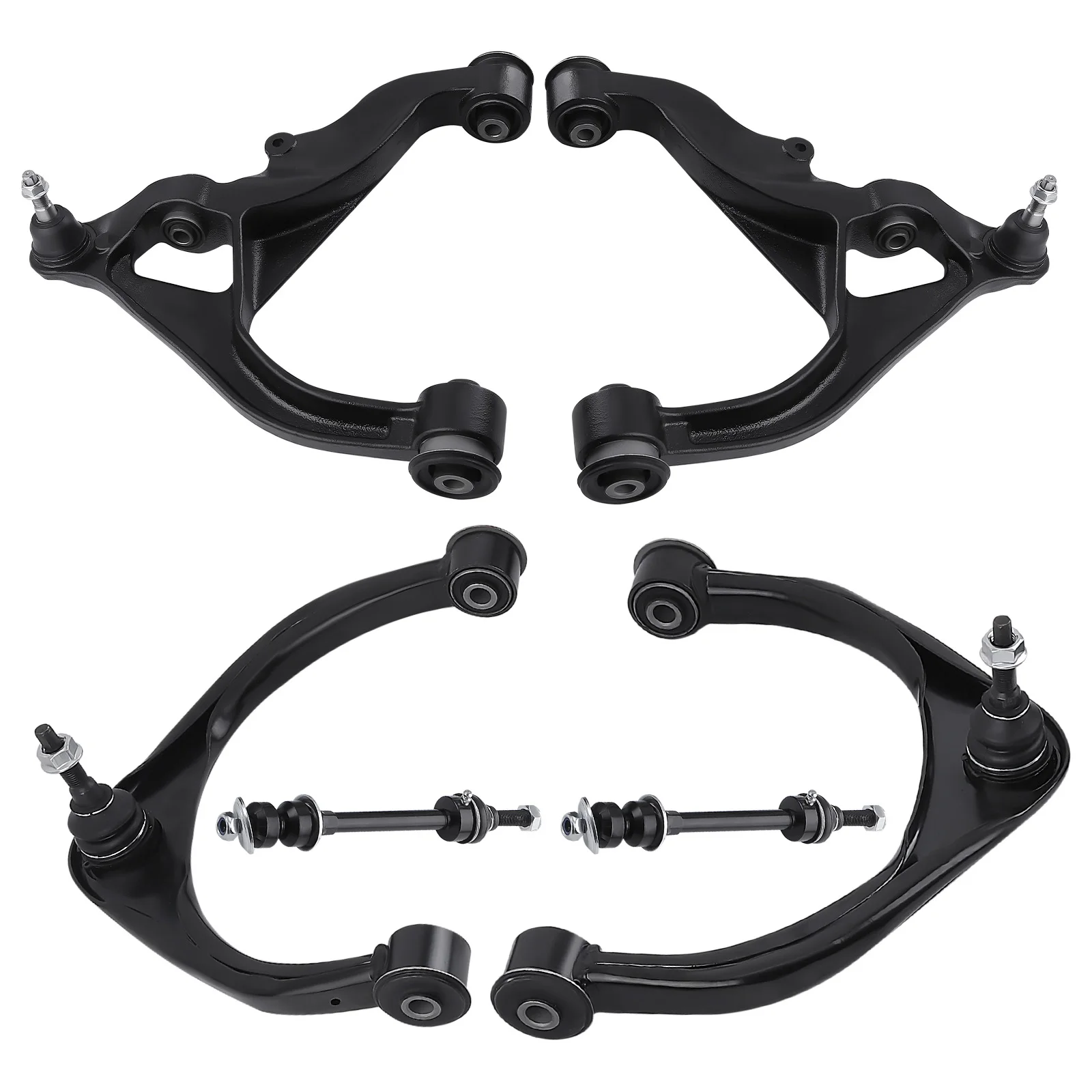 MaXpeedingrods Front Upper & Lower Control Arms W/ball Joints Kit For Ram 1500 2013 - 2018 4WD