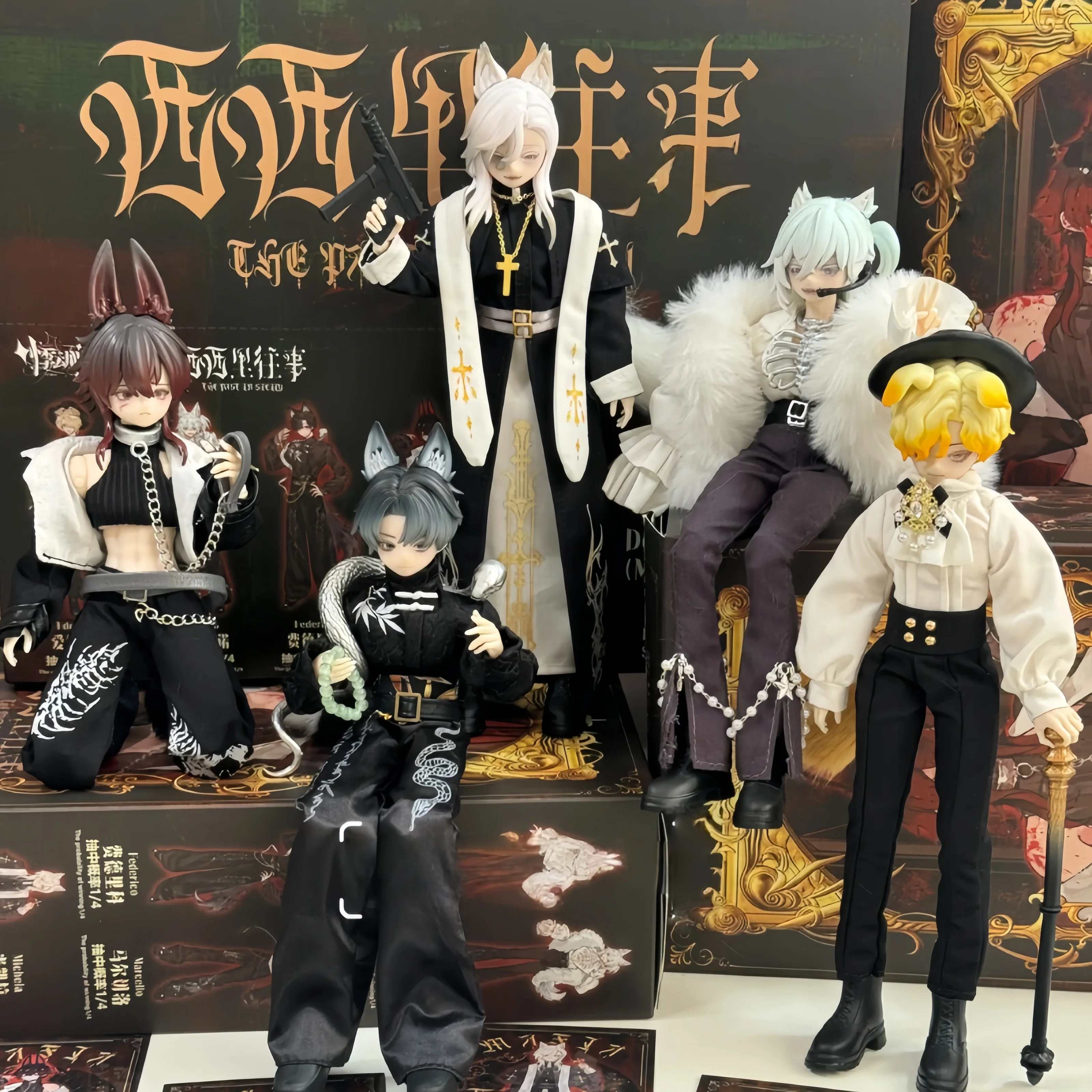 

Genuine Throbbing Instant The Past Blind Box In Sicily Series 1/8 MJD Dolls Action Figure Toys Joint Movable Body Birthday Gift