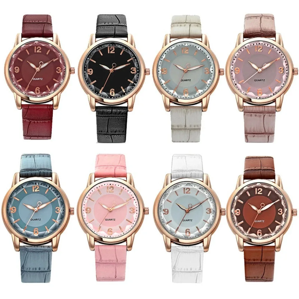 New Ladies Business Watches Fashion Casual Quartz Ladies Watch Multi-Color Quartz Wristwatches Middle and High School Students