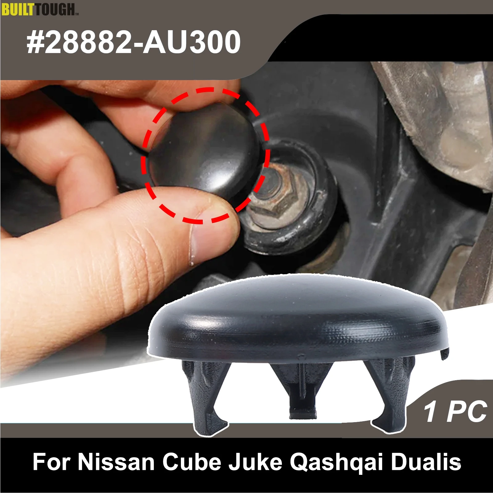 1Pc Auto Front Windshield Wiper Washer Arm Nut Cover Cap For Nissan Cube Juke Qashqai J10 Dualis Infiniti ESQ 2010 2011 2012