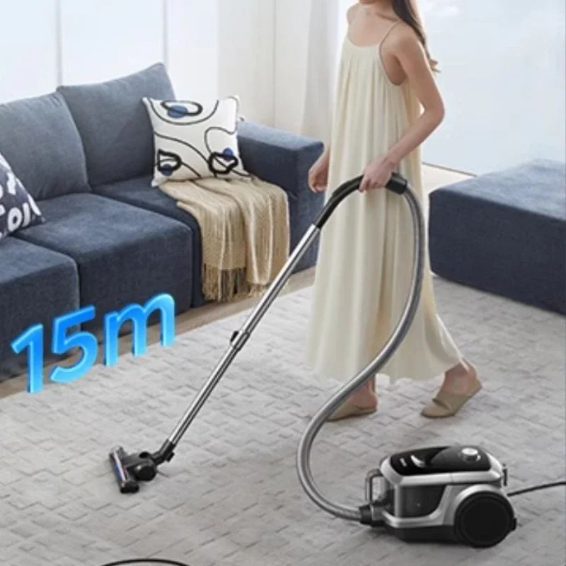 Home Horizontal Type Vacuum Cleaner High Suction Pet Hair Remover Compact Handheld Carpet Cleaner Powerful Cleaning Device