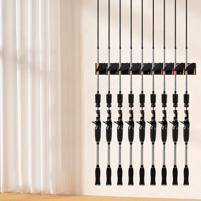 Soporte universal para cañas EVA antideslizante sin perforar, garaje