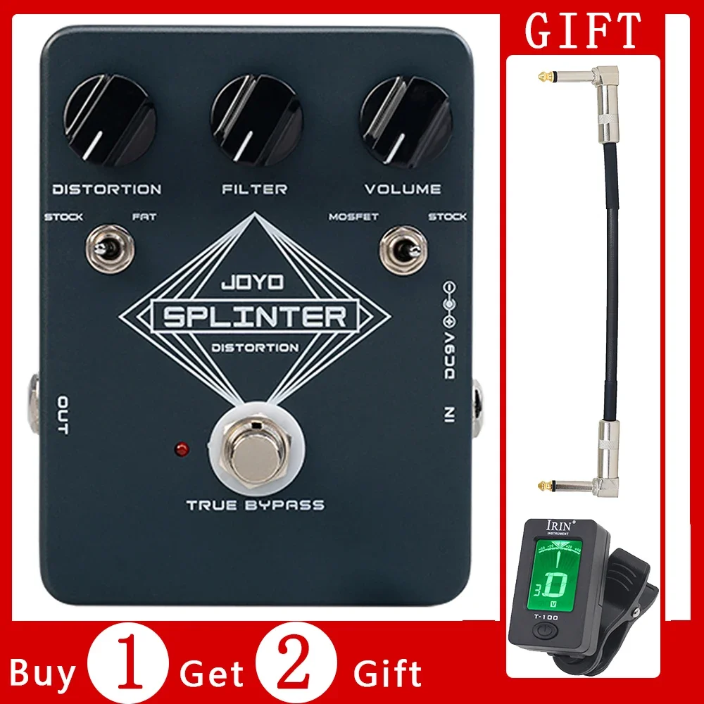 JOYO JF-21 SPLINTER Electric Guitar Pedal Effects Classic Distortion Effect Pedal Fuzz & Distortion Guitar Parts True Bypass