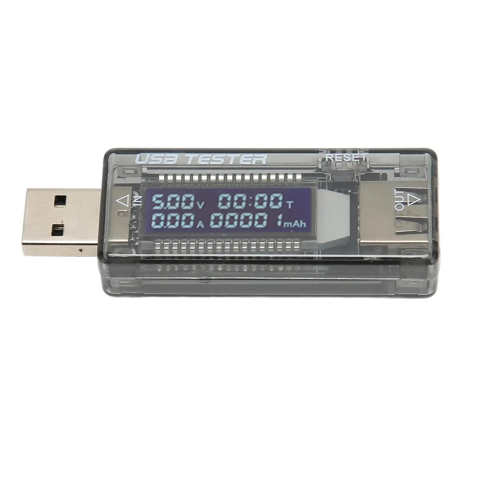 

USB-измеритель зарядного устройства с ЖК-дисплеем, портативный тестер напряжения тока от 3,5 В до 20 В, от 0 до 3,3 А для анализа мощности ПК