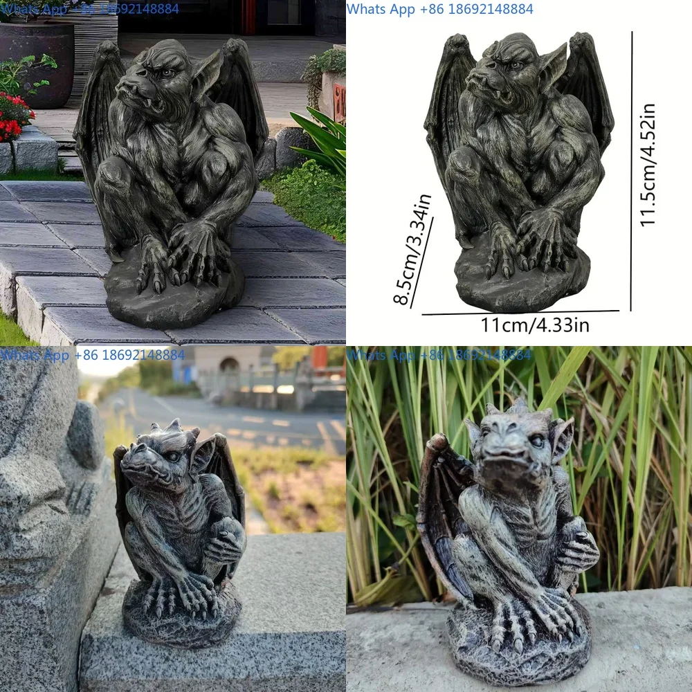 

Gothic Gargoyle Winged Guardian Resin Decoration for Home Living Room Garden