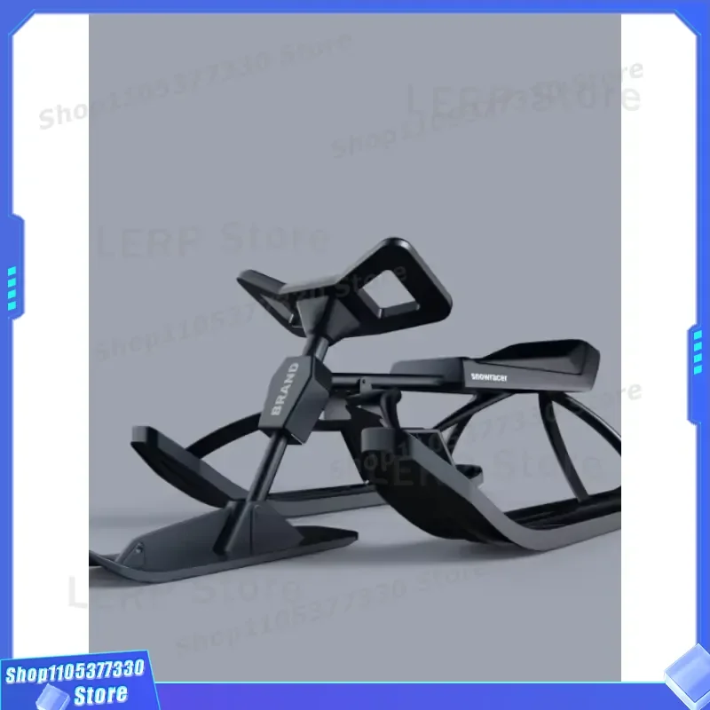 Adult Snow Bike Winter Sports Equipment Skiing Sled for Snow Outdoor Recreation Tool No Auxiliary Wheel Needed Direct Sale