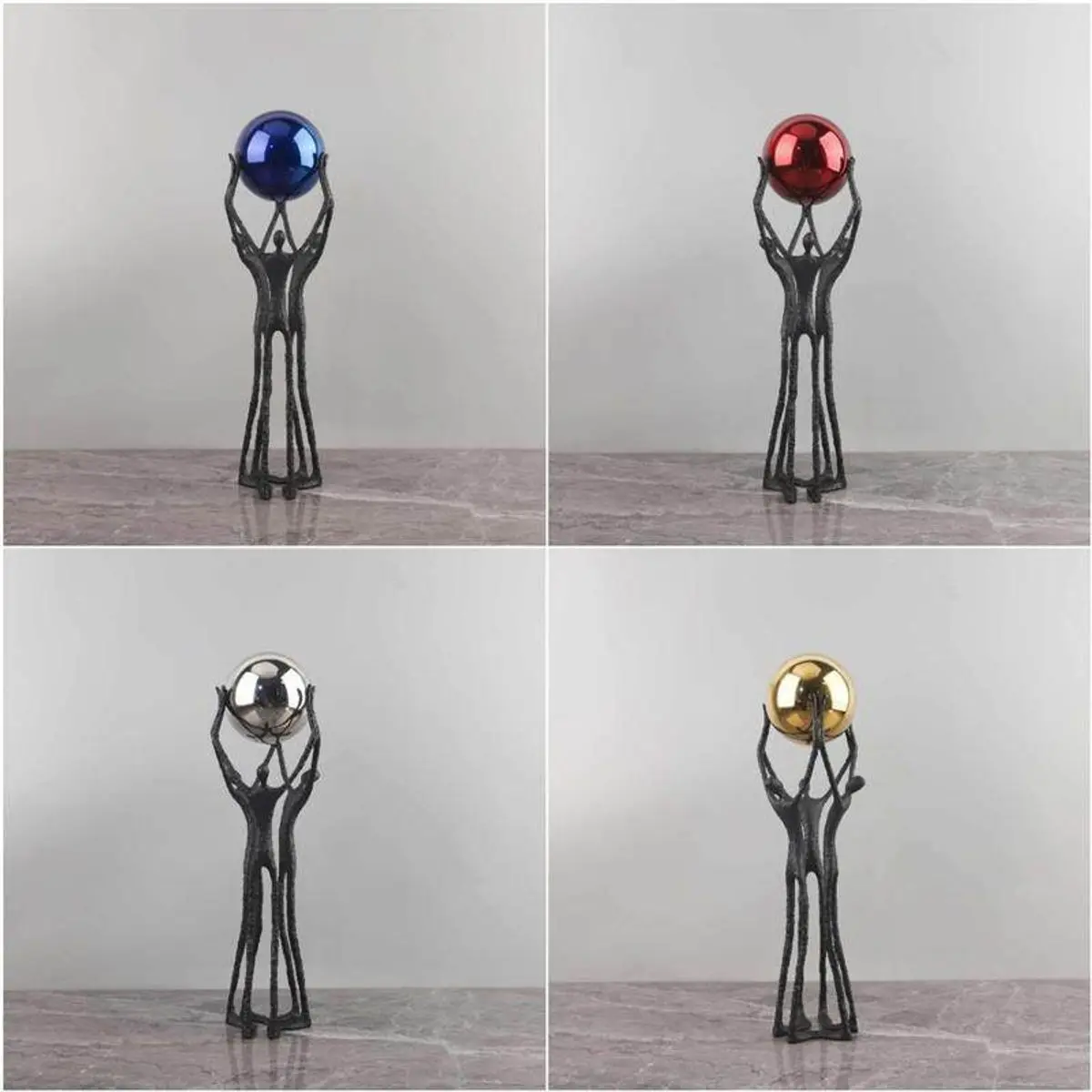 

Evelyn Wholesale Custom Home Decor Handmade Unique Style Desktop Sculpture Luxury Interior Decoration and Accessories for Home