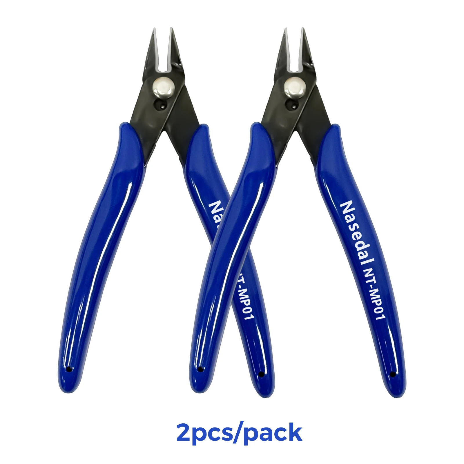 2pcs Nasedal Dual-Blade Pliers High Carbon Steel Wire for Gundam Model Making Tool Flat Nose Pliers Electrician Cable Cutting