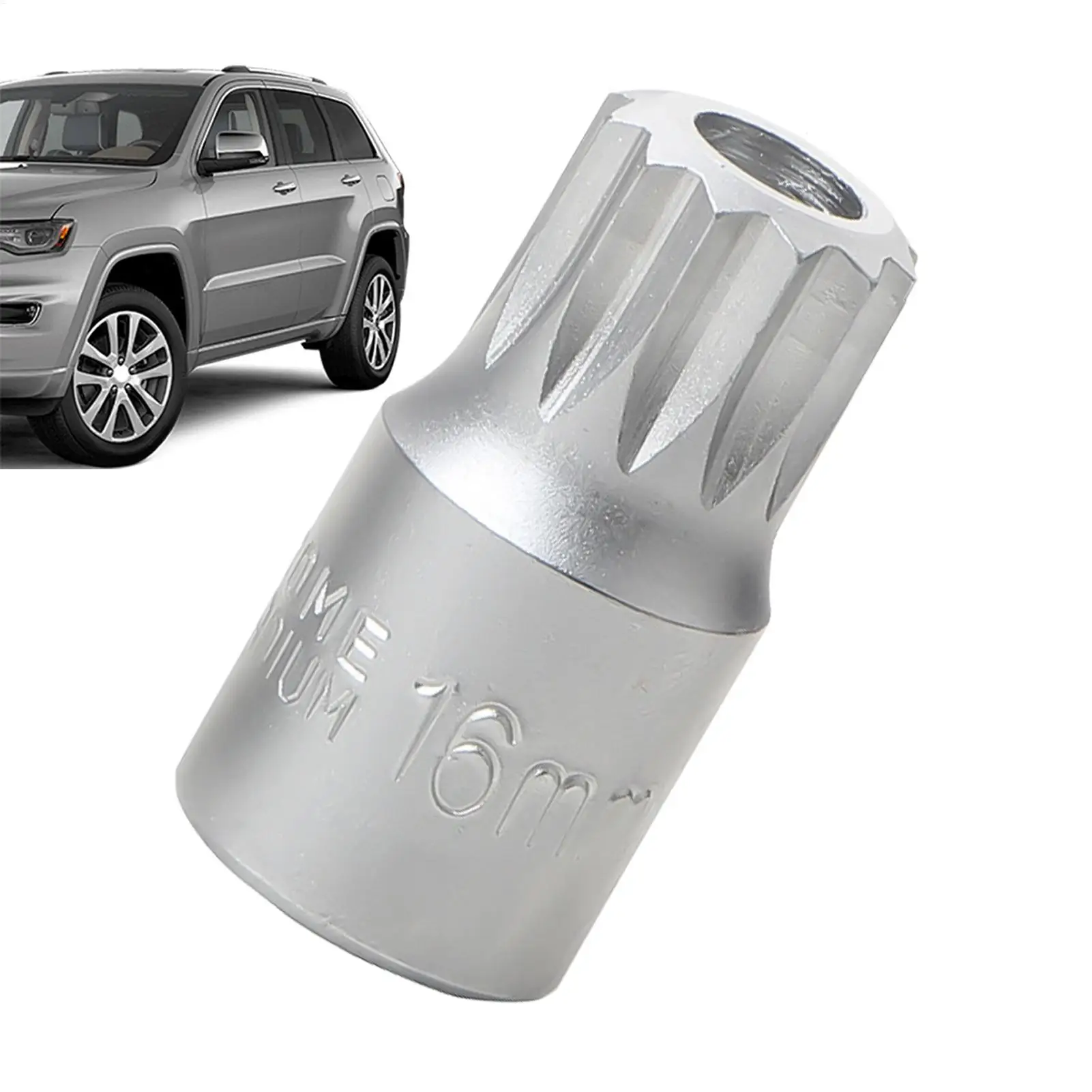 Metal Drive Remover Oil Drain Plugs Auto Repair Gearbox Screw Socket Wrench 1 Pc Portable Car Repairing Tools For Car Vehicle
