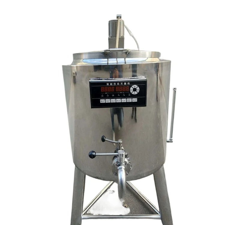 Camel Milk Honey 30L 50L 75L 100L Pasteurization Machine Stainless Steel For Fruit Juice Puree Ketchup Yogurt Milk