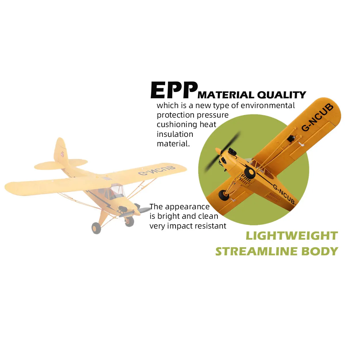 WLtoys A160-J3 RC Airplane 5CH Remote Control Plane 3D/6G Upgrade Metal Parts 1406 Brushless Motor Outdoor Foam Fiexd Airplane