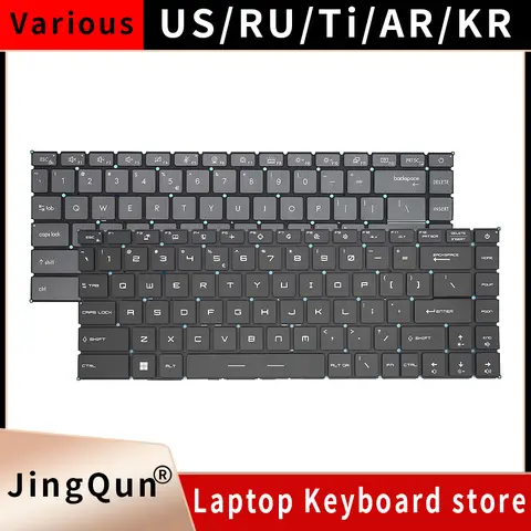 RU/US/SP/GR Keyboard For MSI GE66 GP66 Raider 10SF 10SFS 10SGS MS-1541 GS66 Stealth 10SD 10SE MS-16V1 With Per-Key RGB Backlight