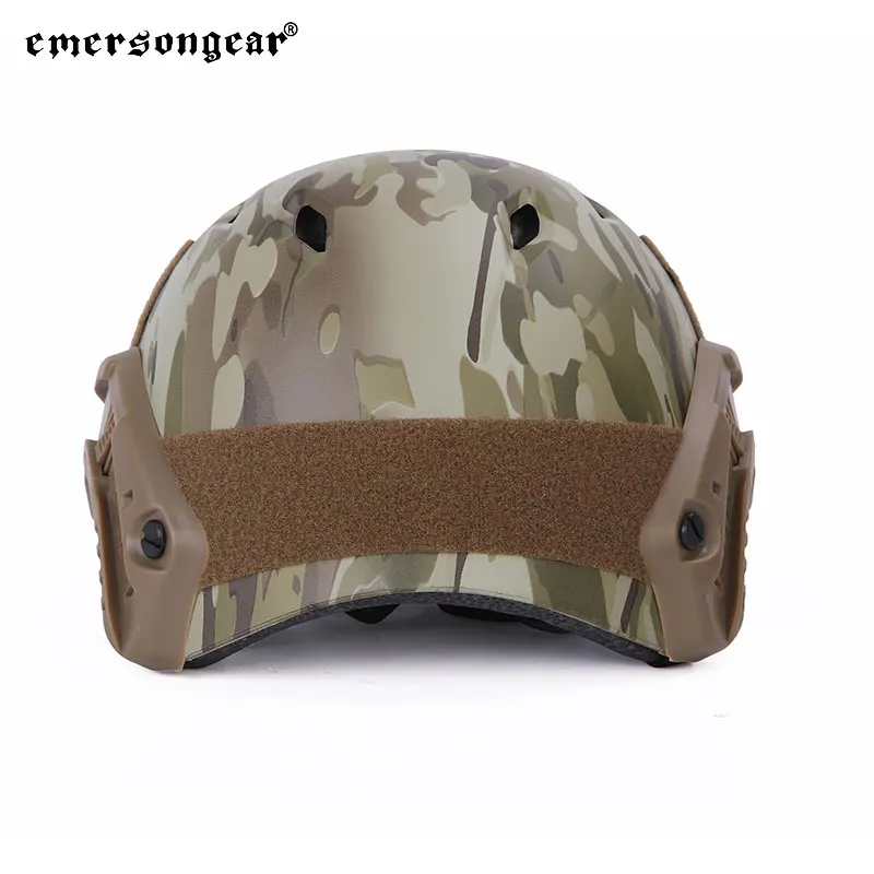 Emersongear BJ Type Fast Helmet Tactical Protective Goggle Glasses Helmet For Airsoft Outdoor Hunting Hiking Cycling EM8818