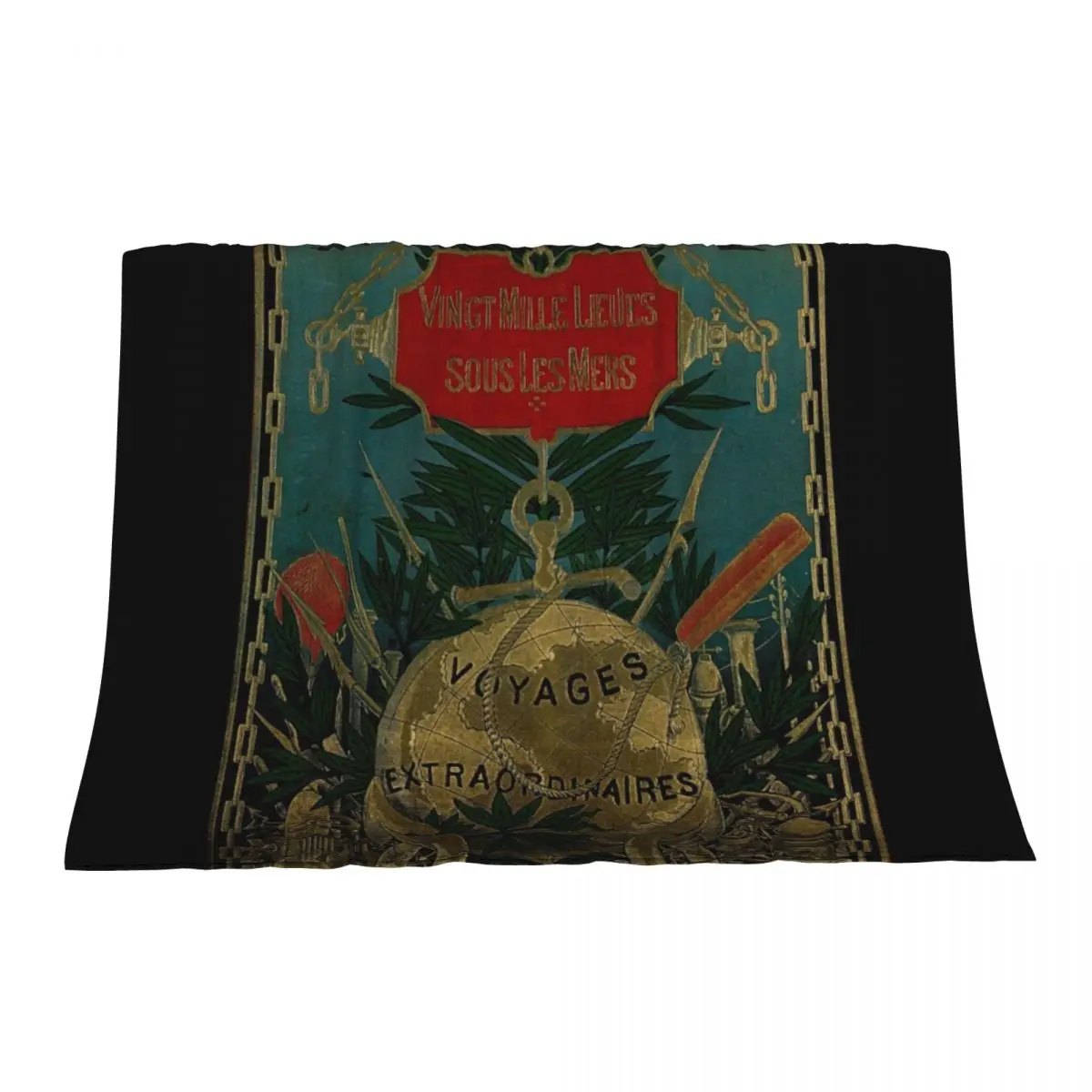

Jules Verne Extraordinary Voyages Throw Blanket Plaid Soft Big christmas gifts Camping Blankets