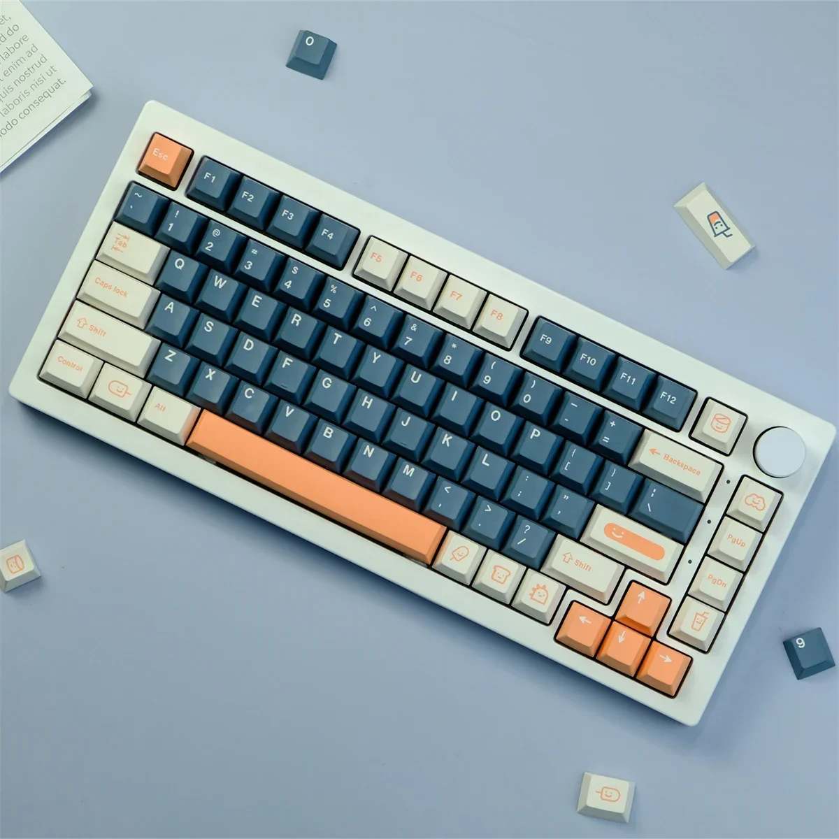 Kunststof bio, keycap PBT originele hoogte, thermische sublimatie, mechanisch toetsenbord geschikt, op maat gemaakt