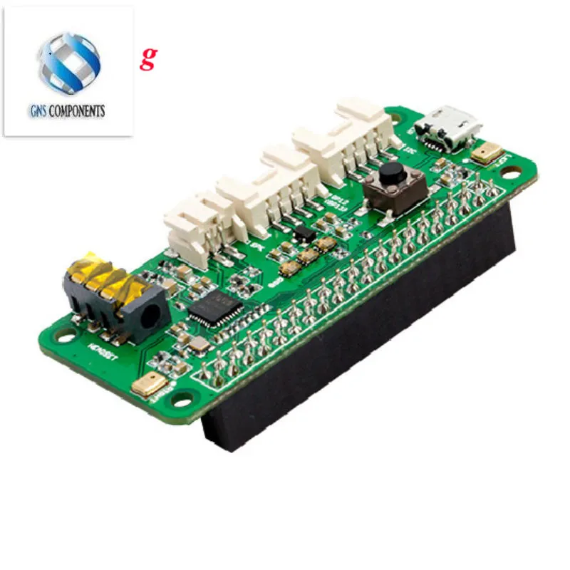 Imagem -03 - Raspberry pi Respeaker Module Reconhecimento Inteligente de Voz Matriz de Microfone Duplo Pi0 pi Zero 4b 3b Mais 3b