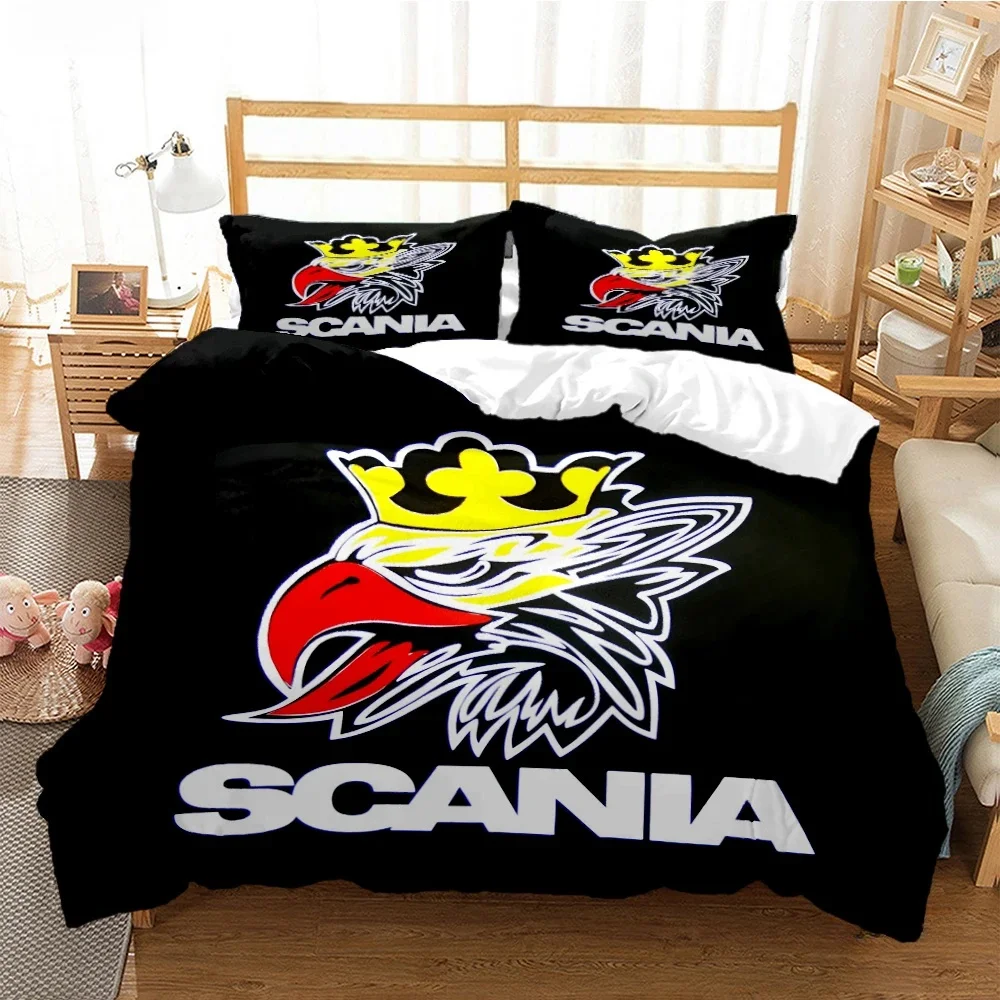 3d Print S-SCANIA Truck Duvet Cover Comforter Bedding sets Soft Quilt Cover and Pillowcases for Teens Single_Double_Queen_King