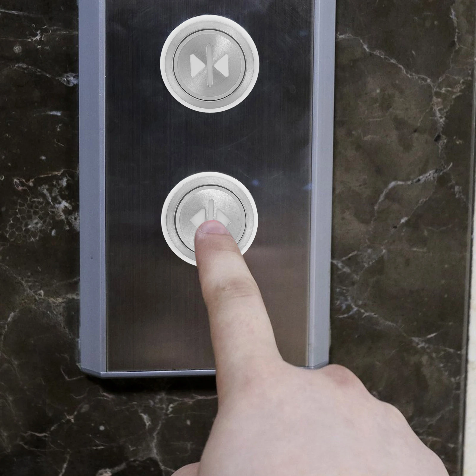 

2pcs Contemporary Elevator Button Accessories Durable Push Buttons Secure Elevator Replacement Parts