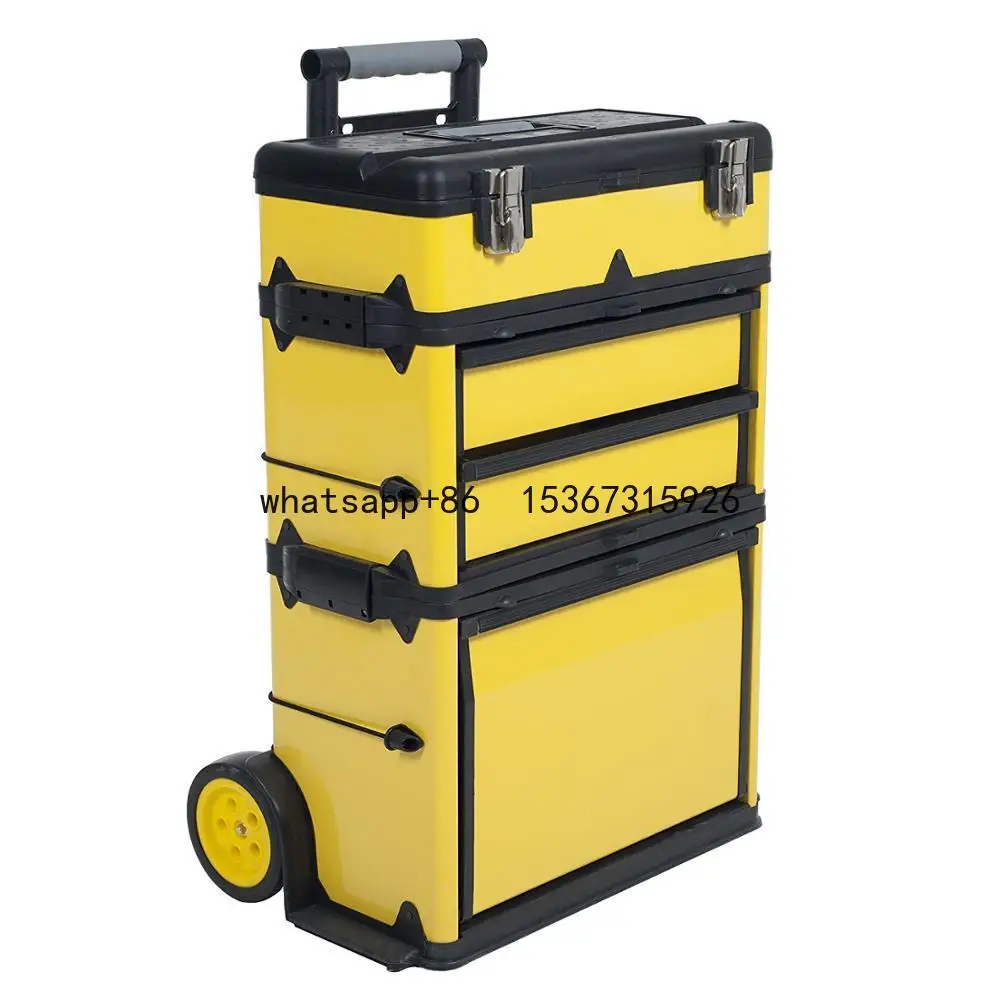 Four Layers Plastic Removable Trolley Tool Box