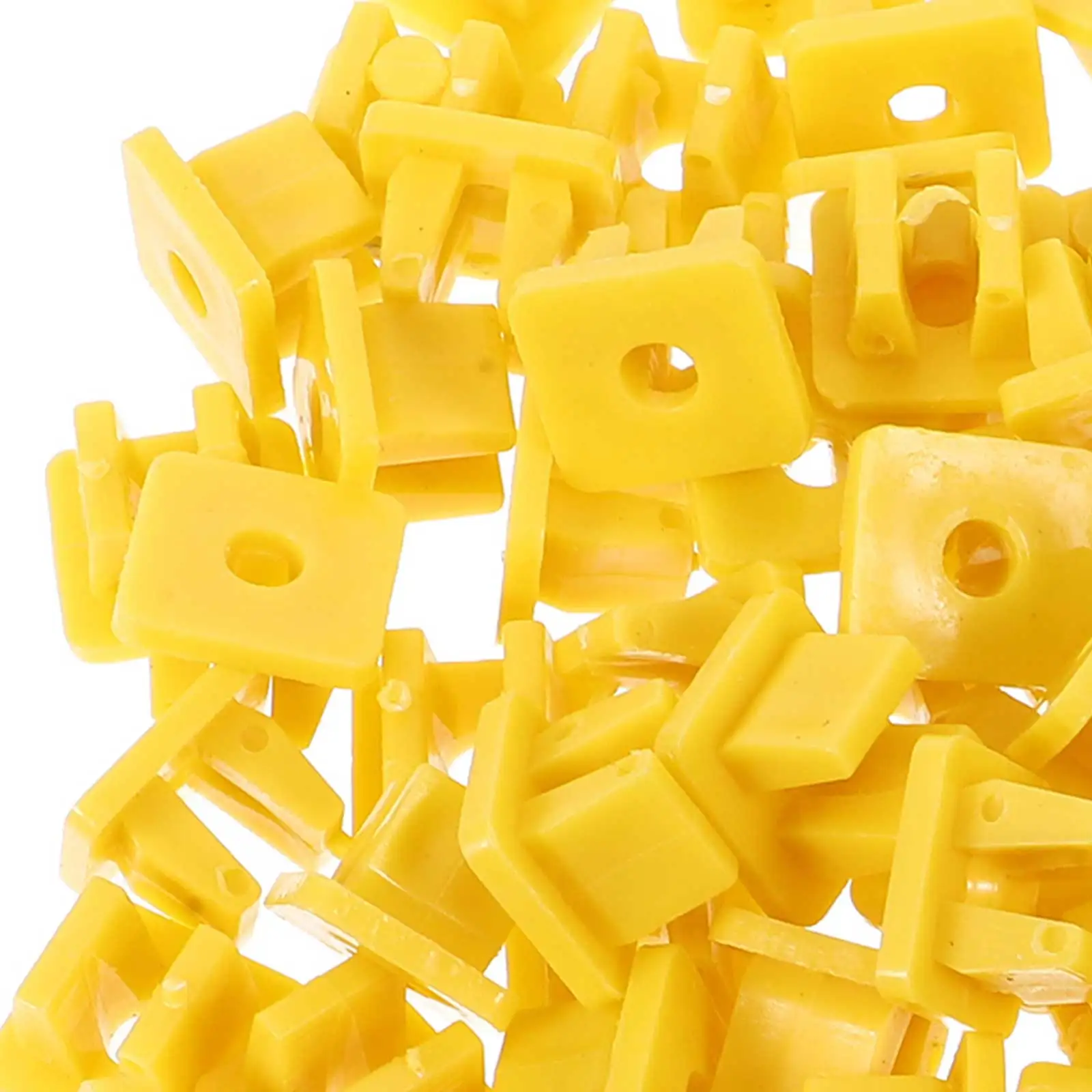

100pcs Car Screw Trim Panel Retainer Auto Bumper Fastener Body Clips Bolt Compatible Multiple Brands Square Hole
