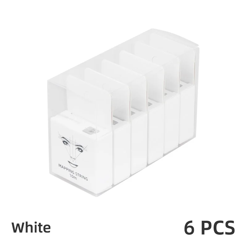 Variant: 6pcs Clearbox White