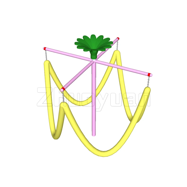 Novo design de produtos de diversões playground balanço giratório ao ar livre conjunto de balanço de corda marítima para crianças e adultos