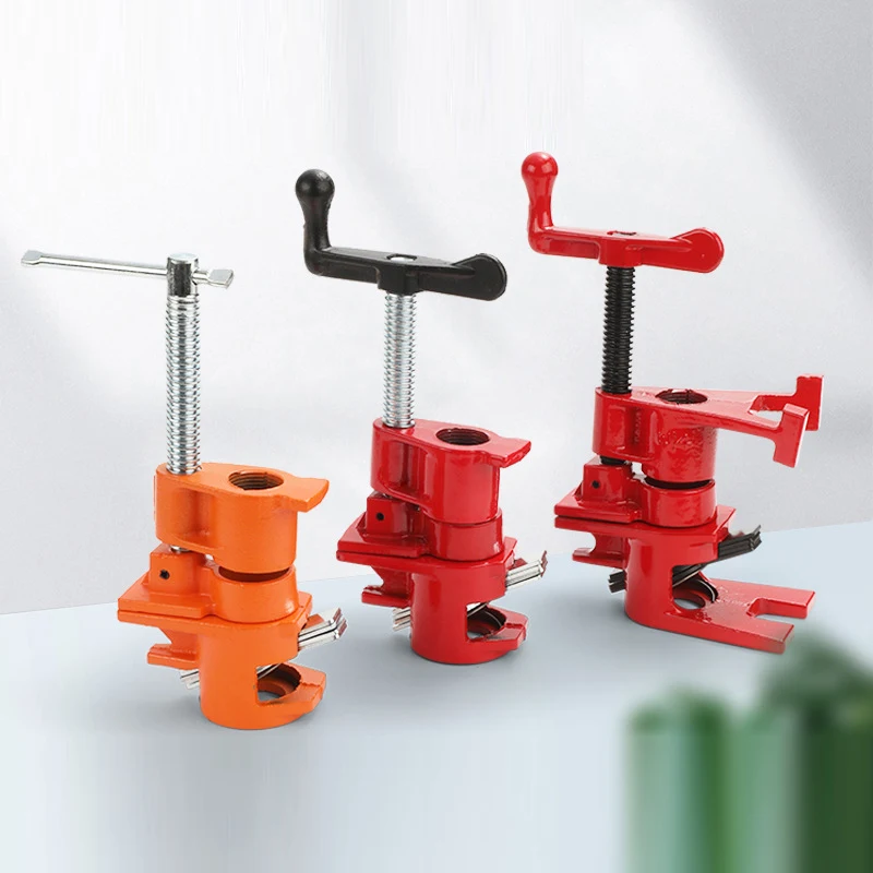 

1PCS 3/4 Inch Pipe Clamps Sturdy Wood Gluing Pipe Clamp Set Adjustable Woodworking Assembly Clamp Heavy Duty Wood Clamp Fixture