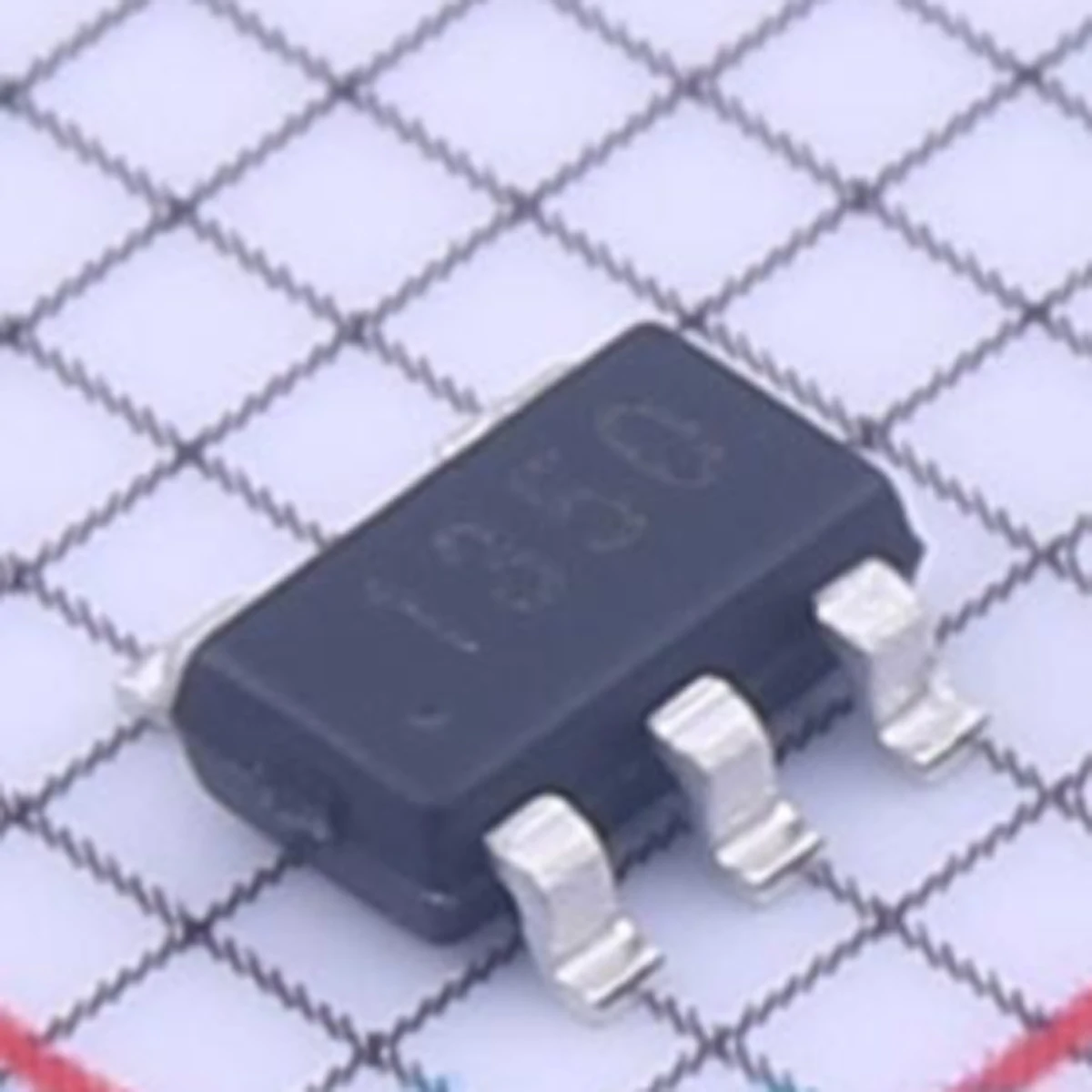 10 buah IC driver LED 1350 asli, 1 regulator DC-DC step-down PWM peredupan 350mA TSOT-23-5::