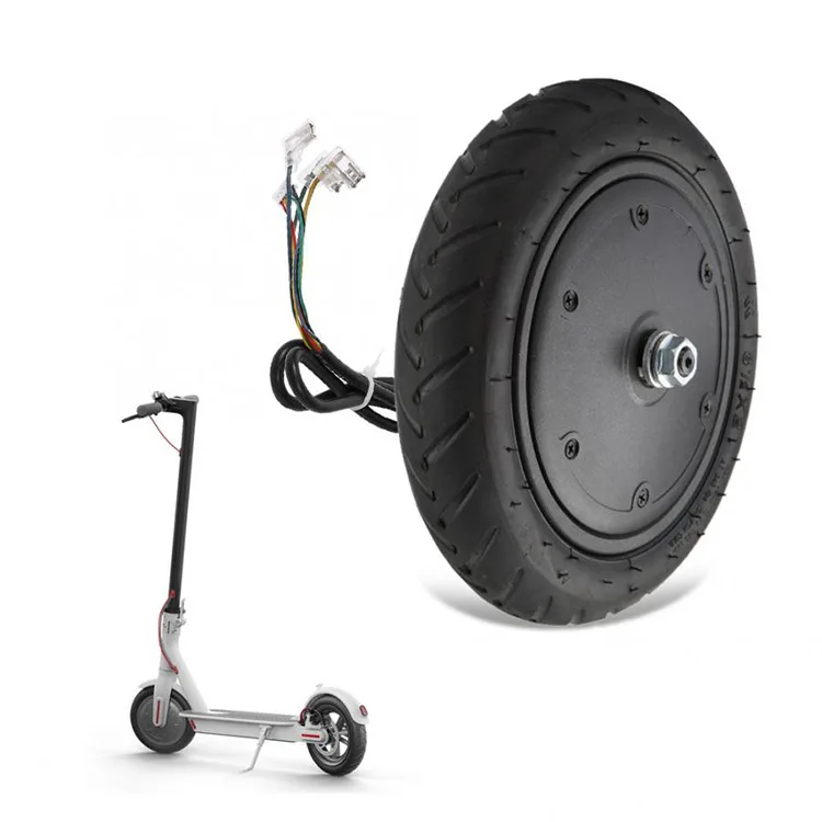 Replacement For Xiaomi Mijia M365 Electric Scooter 250W Front Wheel Motor Inflatable Rubber Tire 250W Pneumatic Tire Combination