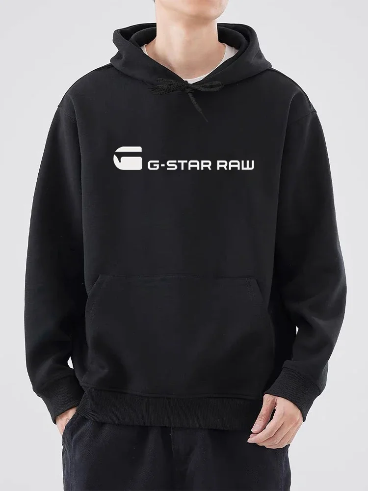 Design Roupas Masculinas Sudadera Con Capucha Hombre g Star Raw Letter Printed Harajuku Neutral Pullover Hoodies Clothes