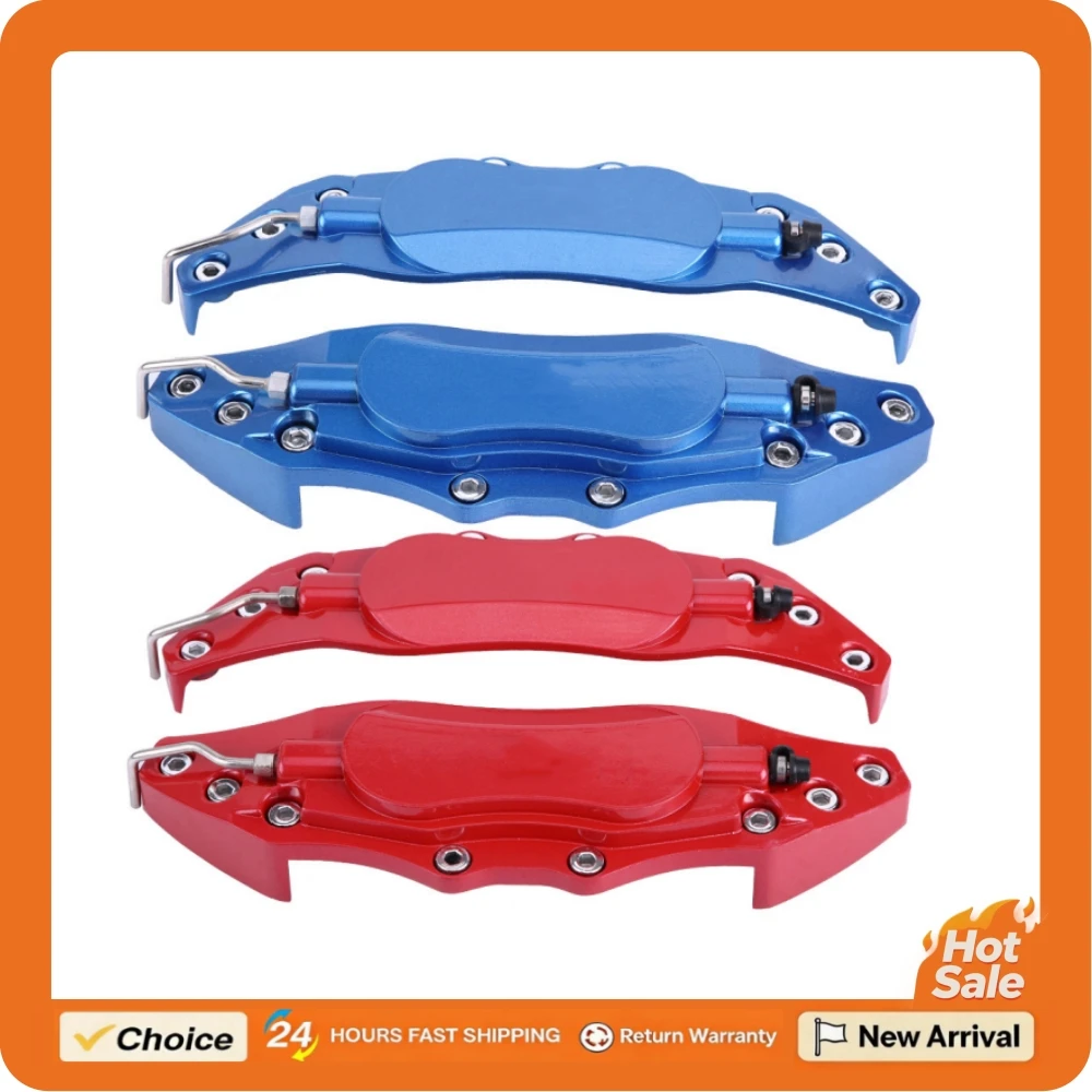 2pcs Car Aluminum Brake Caliper Protector Cover for Wheel Hub 16in-17in Medium Brake Caliper Cover Brake Caliper Protector Cover