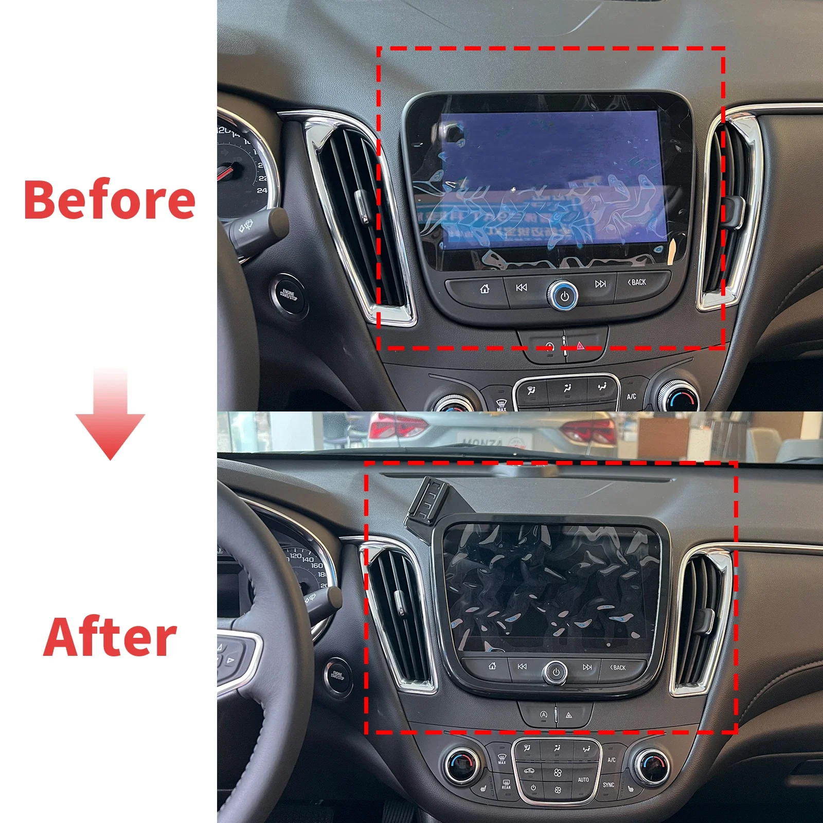 

fit for Chevrolet Equinox 2018 2019 2020 2021 2022 2023 Screen Base Phone Holder Mount ​​ Secure Clip Car​​ accessoires