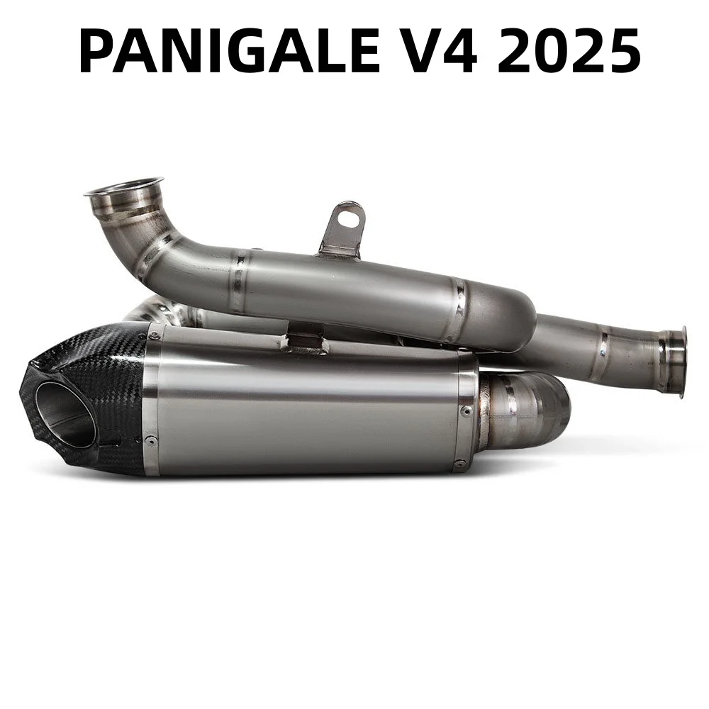 Titanium Exhaust Pipe Motorcycle Modification for Ducati Panigale V4 2025