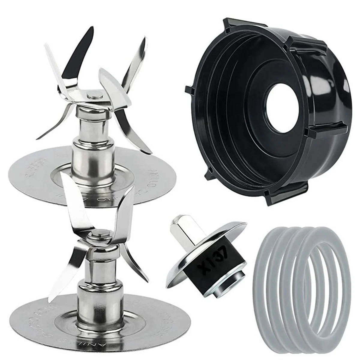 A74G-1Pcs 4902-003 Нижняя часть банки блендера для блендеров Oster и Osterizer, запасные части для блендера Oster премиум-класса (черный)