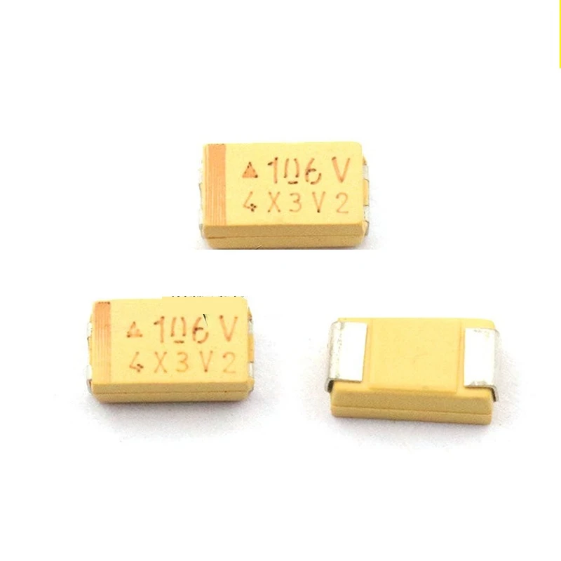 10pcs C-type SMD chip tantalum capacitor 6032 10v 16v 25v 35v 4.7UF 10UF 22UF 47UF 68UF 100UF 220UF