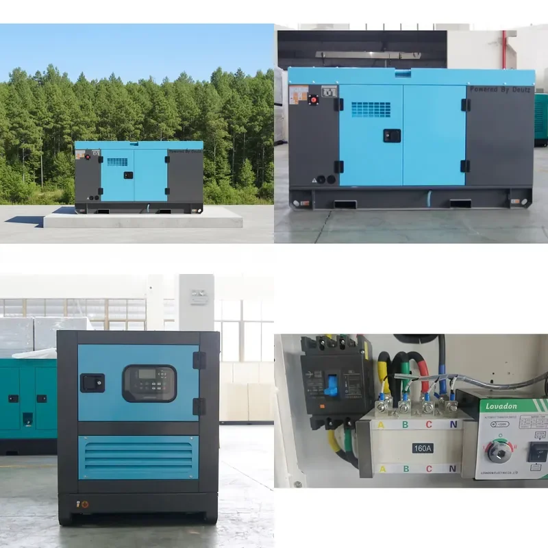 Power Ricardo Water Cooled Type 25KVA /20KW 20kva 25 Kva Super Silent Denyo Generator Price