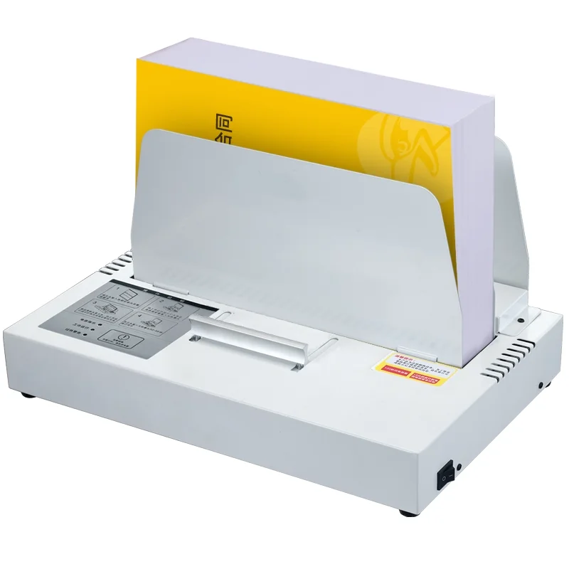Hot Melt Bound Airline Tickets According To Accounting Wireless Punching Free Automatic Envelope Glue Machine CM-500RJ