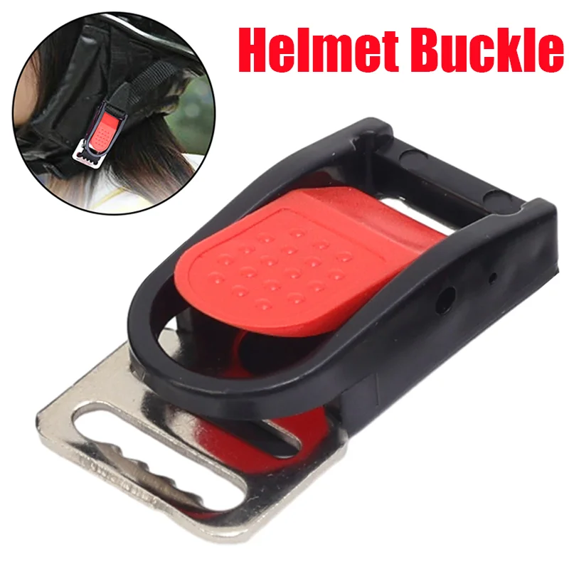 Motorcycle Helmet Clip Motor Bike Helmet Chin Strap Flexible Clip Plastic Pull Buckles Quick Release Helmets Accessories