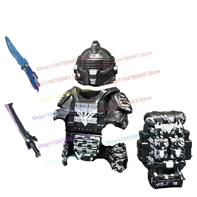 Blocs de construction MOC figurines pour garçons, assemblage de jeu, accessoires d'armure, ornements, jouet, cadeau de vacances
