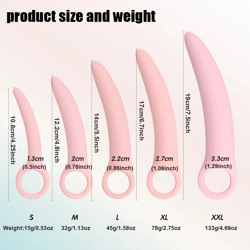 Vaginal dilator vaginal spasm vaginal dilator vaginal plug female anal dilator pink anal plug exerciser male masturbator