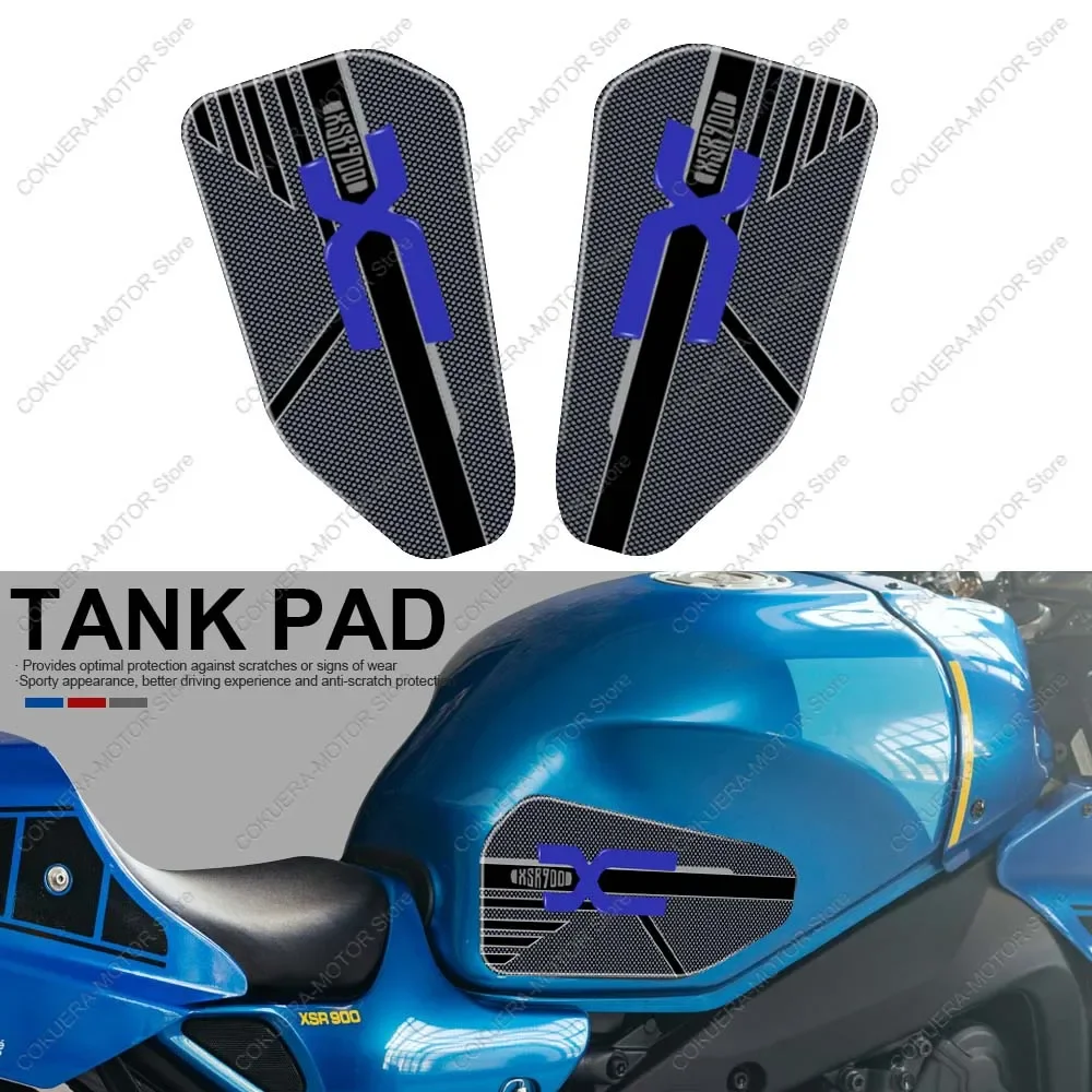 

Fuel Tank Protection Sticker Decoration For YAMAHA XSR900 XSR 900 2022 Motorcycle Accessories 3D Epoxy Resin Sticker