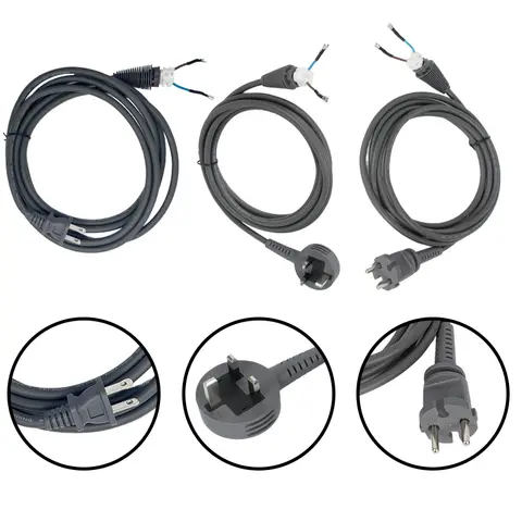 2.7M Power cord compatible with Dyson HD01 HD02 HD03 HD04 HD07 HD08 and all series hair dryer accessories.