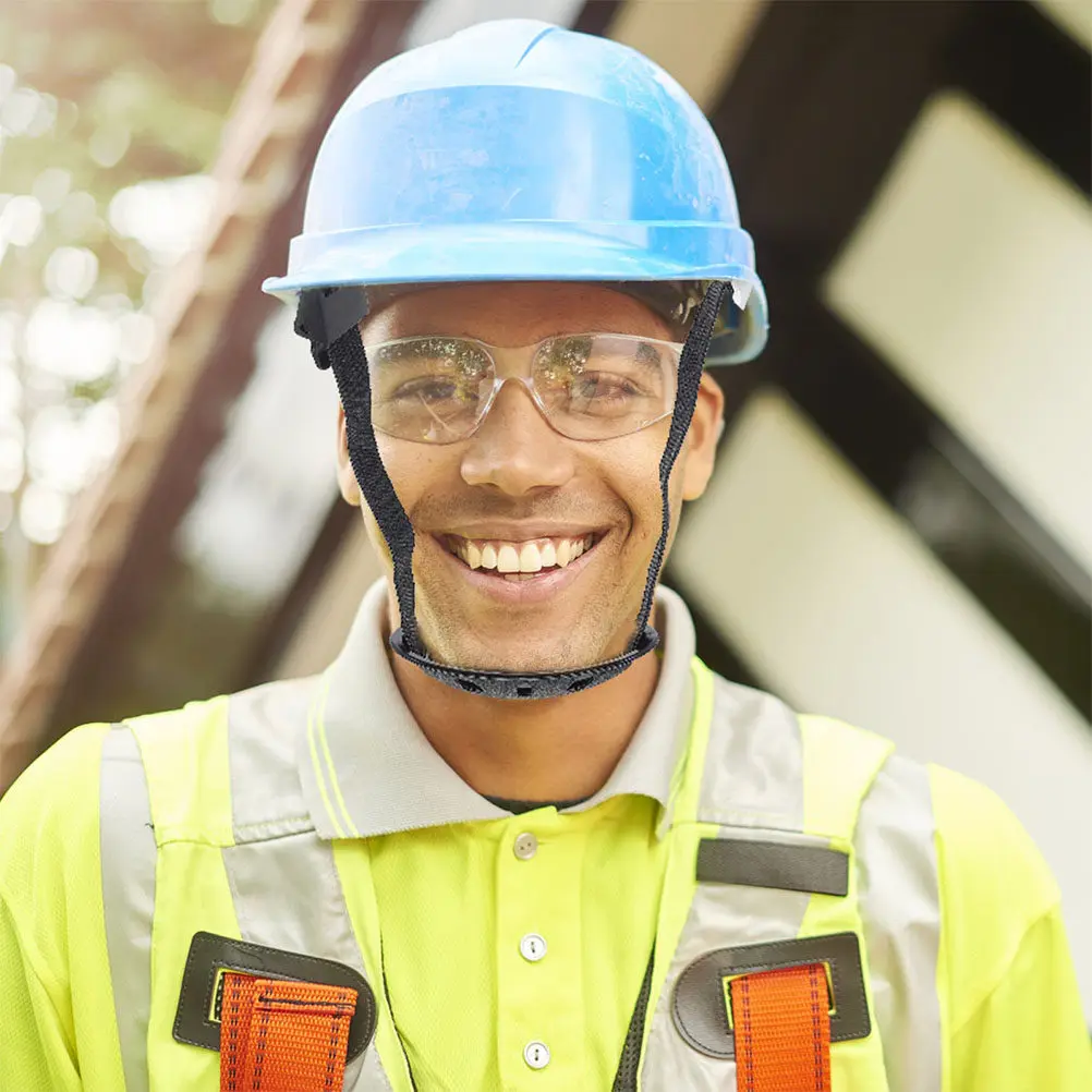 

2Pcs Hard Hat Chin Strap Adjustable Stable Safety Strap Professional Wear-Resistant Band Safety Chain Belt